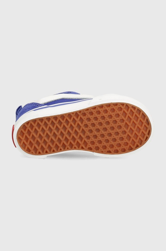 Dětské semišové tenisky Vans Knu Skool Elastic Lace VN000D0KBES modrá