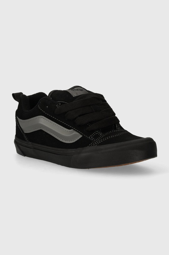 Vans tenisówki zamszowe dziecięce Knu Skool czarny VN000D2T5QP