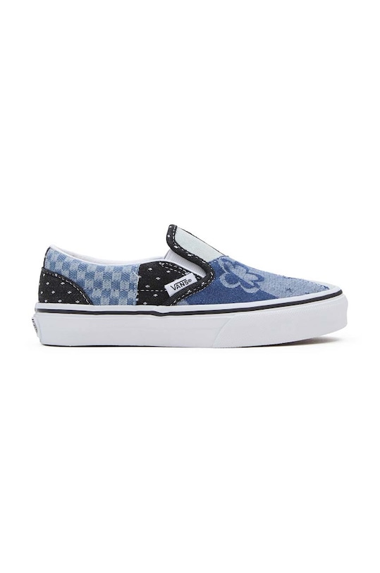 Dětské tenisky Vans UY Classic Slip-On Patchwork VN0A5FBKNWD modrá SS24