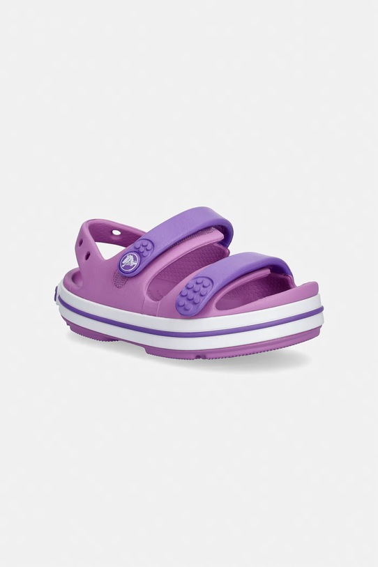 Crocs sandały dziecięce CROCBAND CRUISER SANDAL fioletowy 209424.CROCS.CROCBAND.C