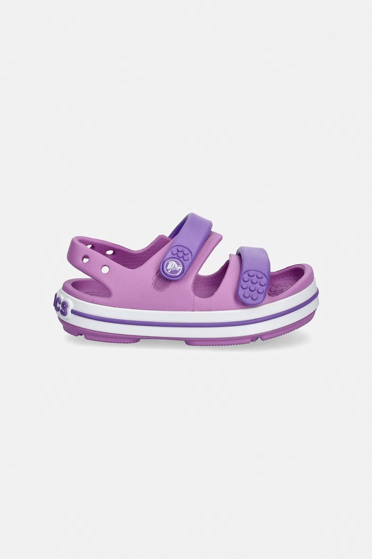Crocs sandały dziecięce CROCBAND CRUISER SANDAL 209424.CROCS.CROCBAND.C fioletowy SS26