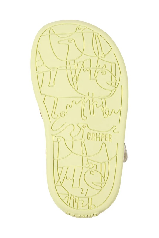 Camper sandały skórzane dziecięce 80372 biały