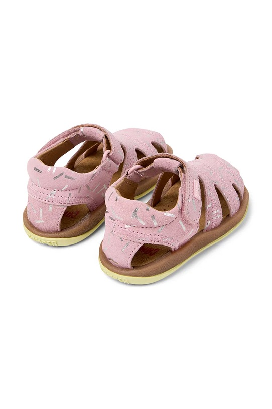 CHLAPEC Dětské kožené sandály Camper 80372 růžová
