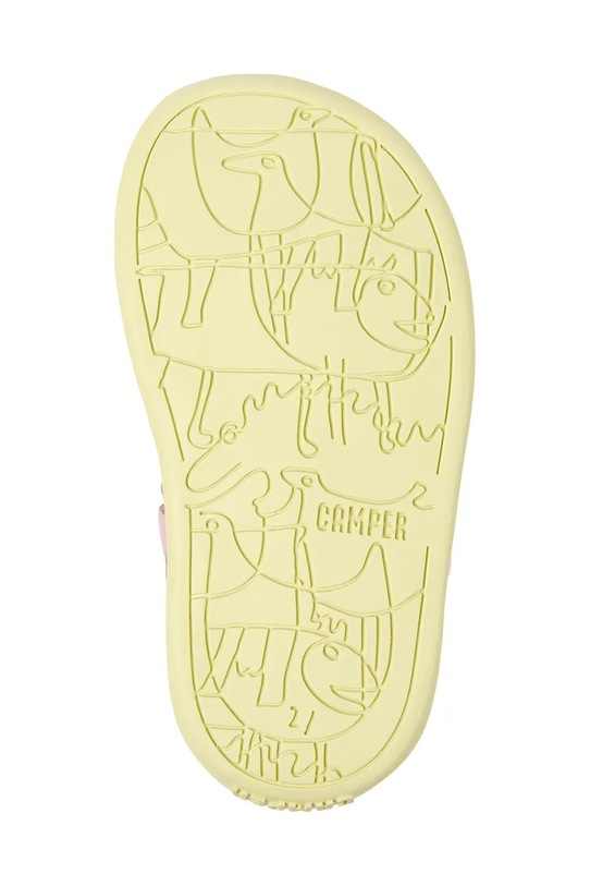 Dětské kožené sandály Camper 80372 růžová