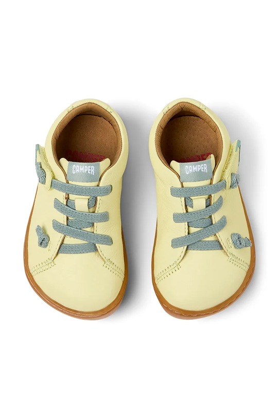 Camper półbuty skórzane dziecięce żółty 80212