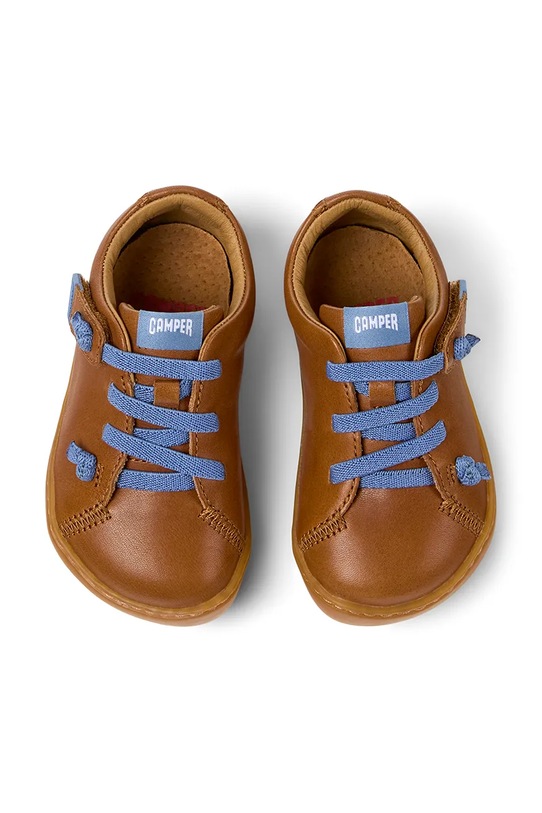 Camper półbuty skórzane dziecięce brązowy 80212