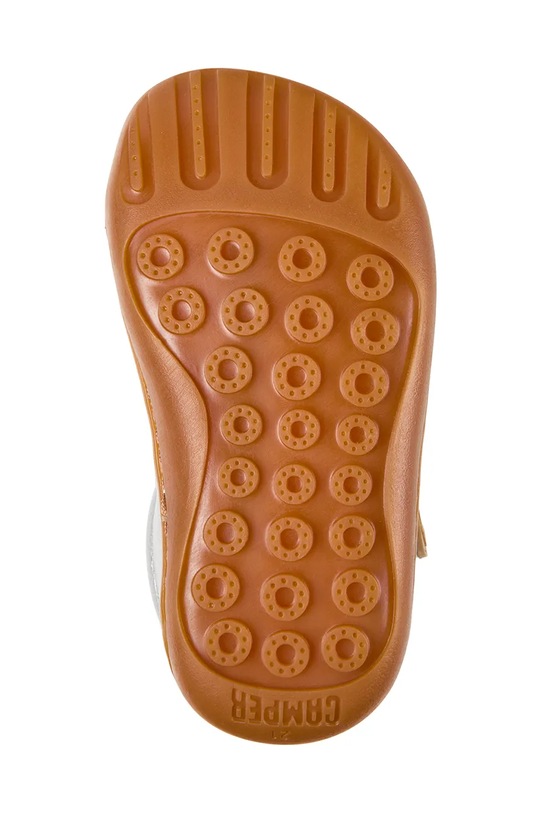 Camper półbuty skórzane dziecięce 80212 srebrny