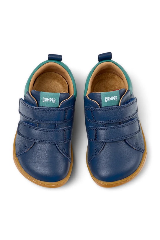 Детские кожаные полуботинки Camper тёмно-синий K800405