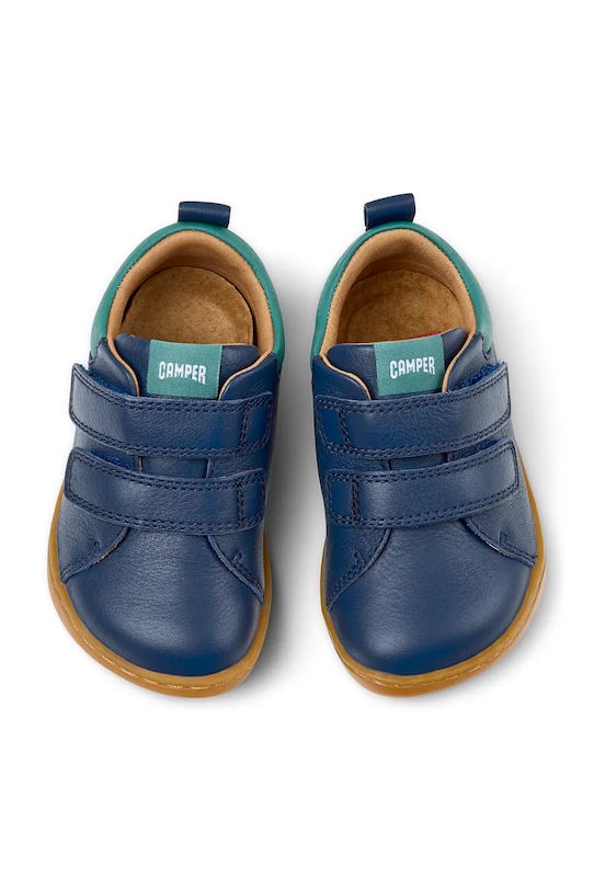 Детские кожаные полуботинки Camper тёмно-синий K800405