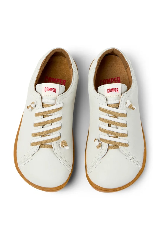 Детские кожаные полуботинки Camper бежевый 80003.25.27