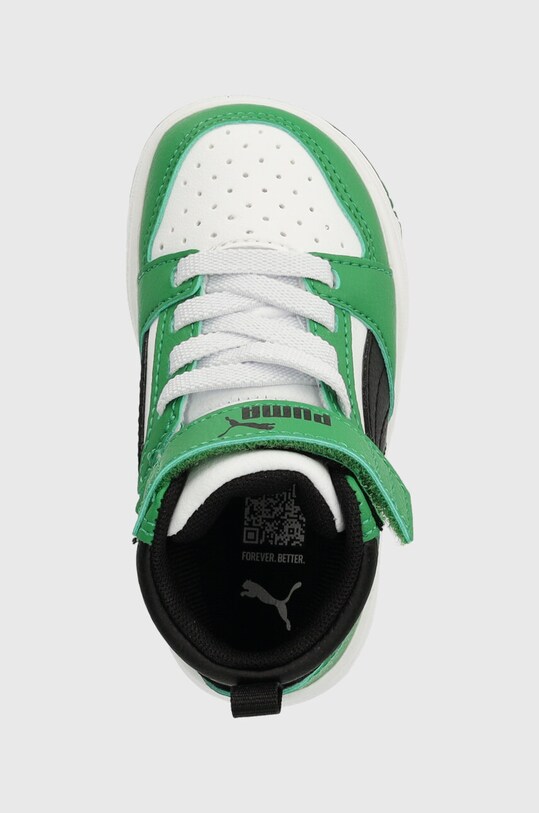 Detské tenisky Puma Rebound V6 Mid AC+ In zelená 396542