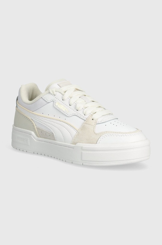Шкіряні кросівки Puma CA Pro Lux III Jr лицьова шкіра бежевий 396600