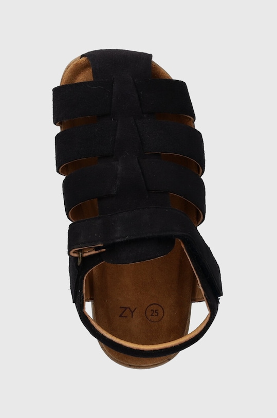 Дитячі замшеві сандалі zippy темно-синій 3106081701