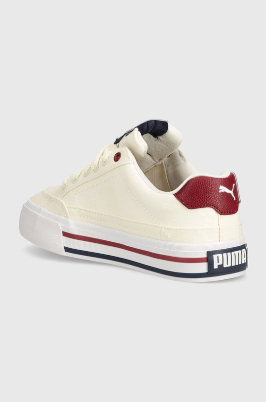 Chłopiec Puma tenisówki dziecięce Court Classic Vulc FS JR 396558 beżowy