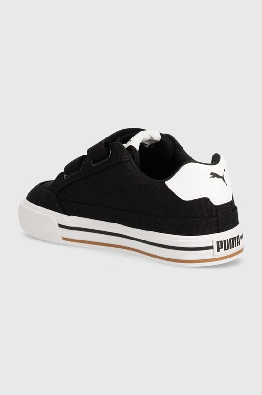 Αγορίστικα Παιδικά πάνινα παπούτσια Puma Court Classic Vulc FS V PS 396560 μαύρο