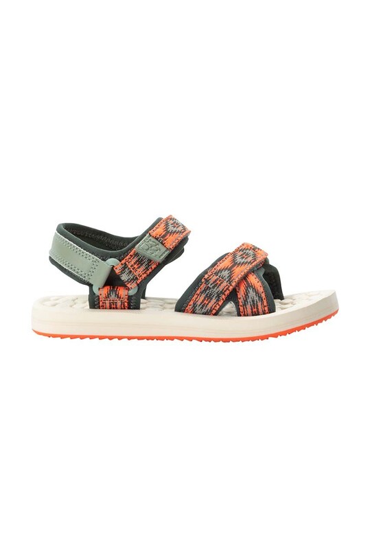 Jack Wolfskin sandale copii ZULU 4052971.26.33 verde SS24