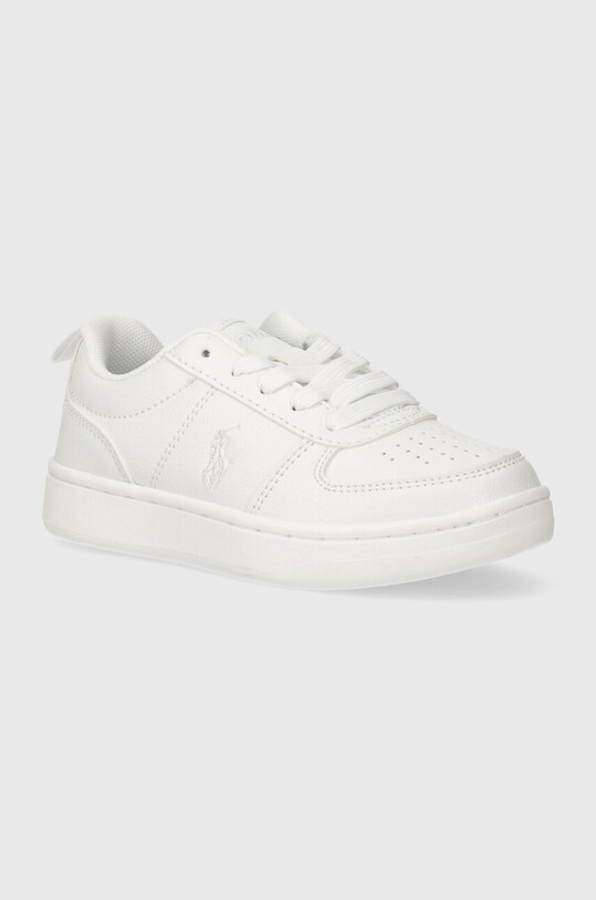 Polo Ralph Lauren sneakersy dziecięce imitacja skóry licowej biały RL00065111.PPYH