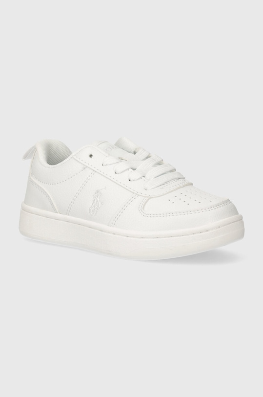 Polo Ralph Lauren sneakersy dziecięce imitacja skóry licowej biały RL00065111.PPYH