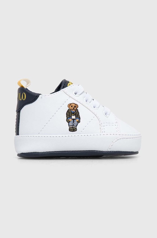 Polo Ralph Lauren buty niemowlęce imitacja skóry licowej biały RL00202111.PPYH