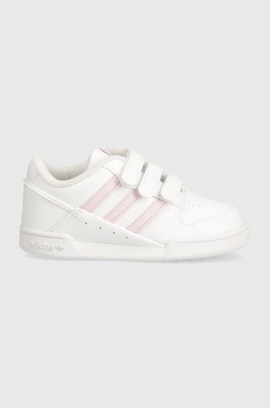 adidas Originals sneakersy skórzane dziecięce ID6638 biały AW24