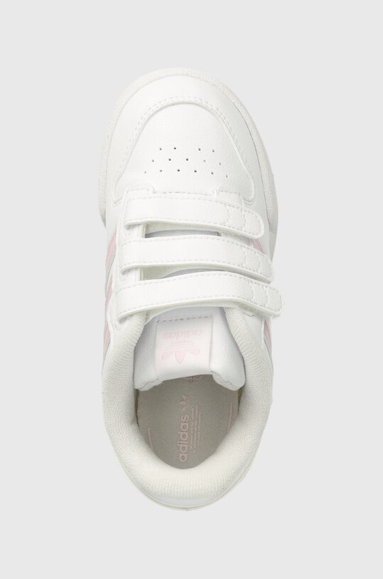 Дитячі шкіряні кросівки adidas Originals білий ID6638