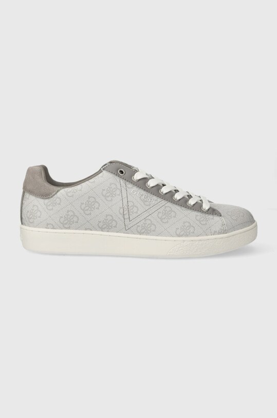 Guess sneakers NOLA finta pelle fiore grigio FMPNOG.FAL12.WHGRY