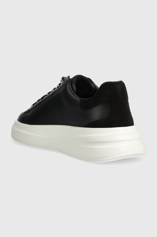 Obuwie Guess sneakersy skórzane ELBA FMPVIB.SUE12.BLACK czarny