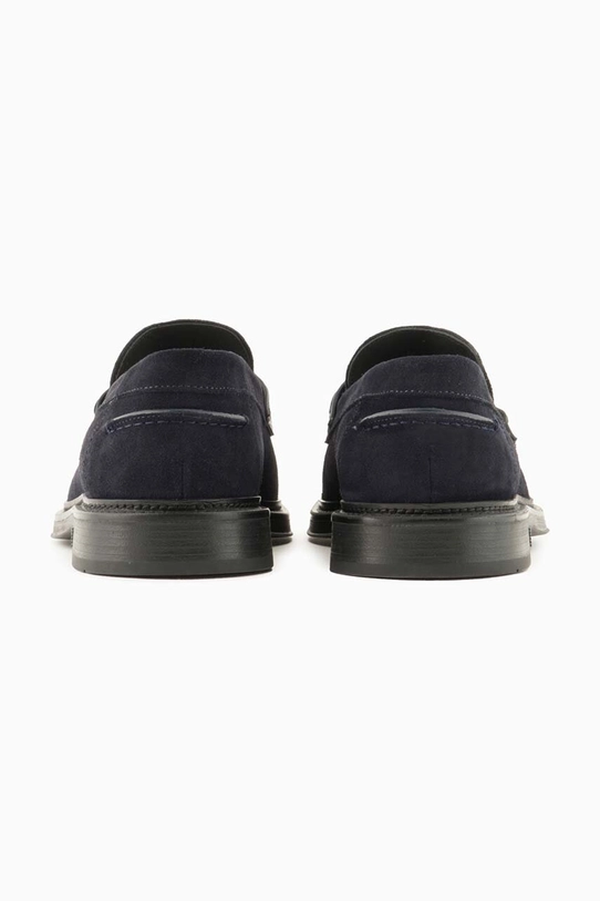 Încălțăminte Emporio Armani mocasini din piele intoarsa X4A184.XR111.E553 negru