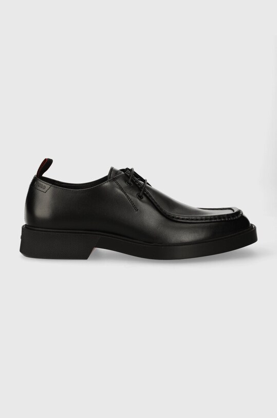 HUGO półbuty skórzane Iker eleganckie czarny 50512736.001