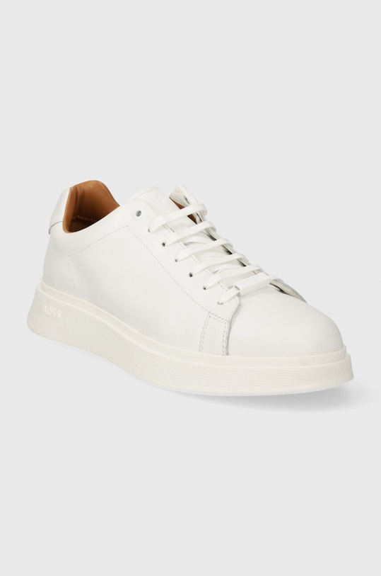 Кожаные кроссовки BOSS Bulton 50497887.100 белый AA00
