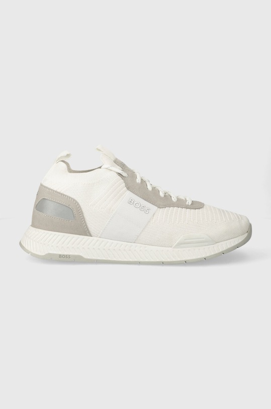 BOSS sneakers Titanium textil alb 50498245.100