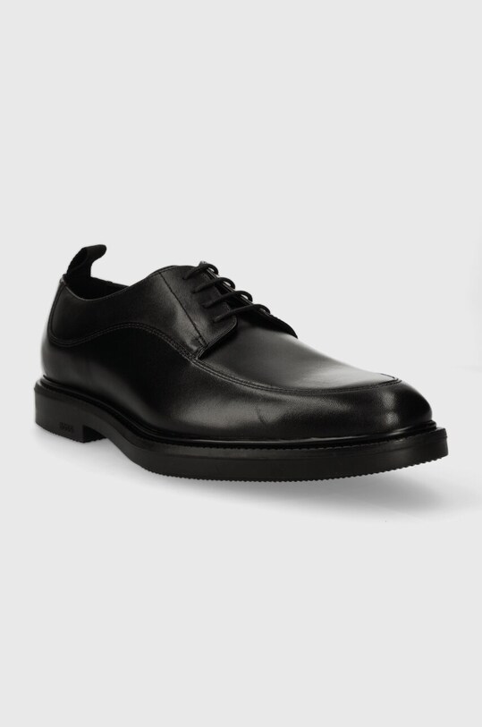 Шкіряні туфлі BOSS Larry 50511939.001 чорний SS24