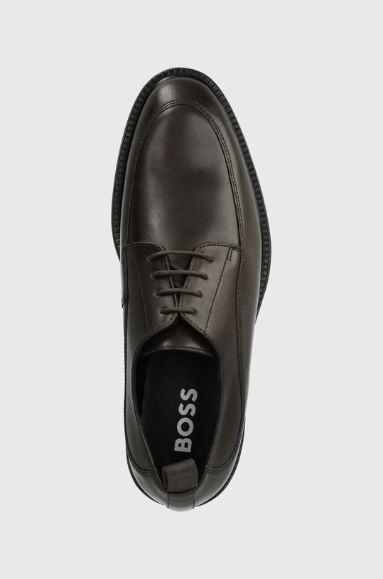 BOSS półbuty skórzane Larry szary 50511939.025