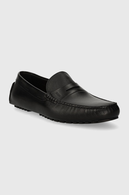 BOSS mocasini de piele Driver 50507551.001 negru SS24