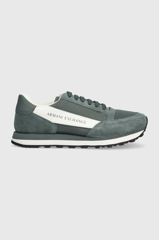 Кроссовки Armani Exchange замш бирюзовый XUX083.XV263.T474