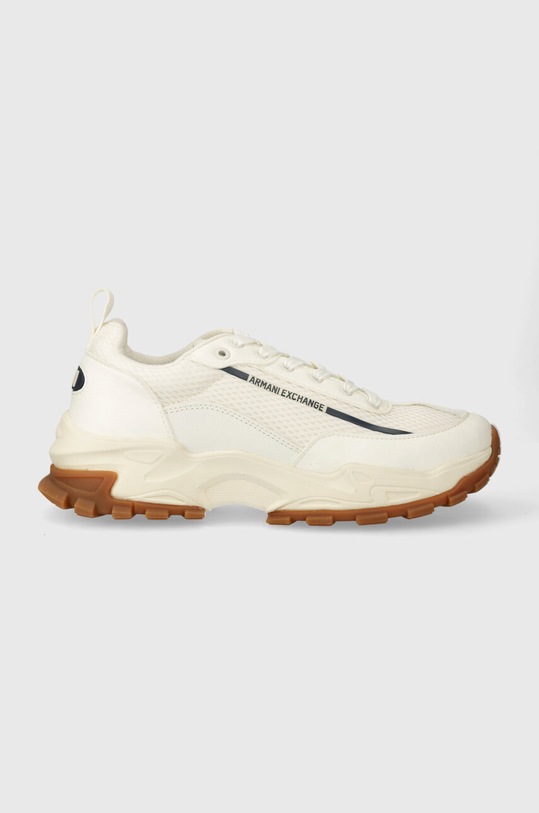 Tenisice Armani Exchange tekstil bež XUX194.XV793.N481