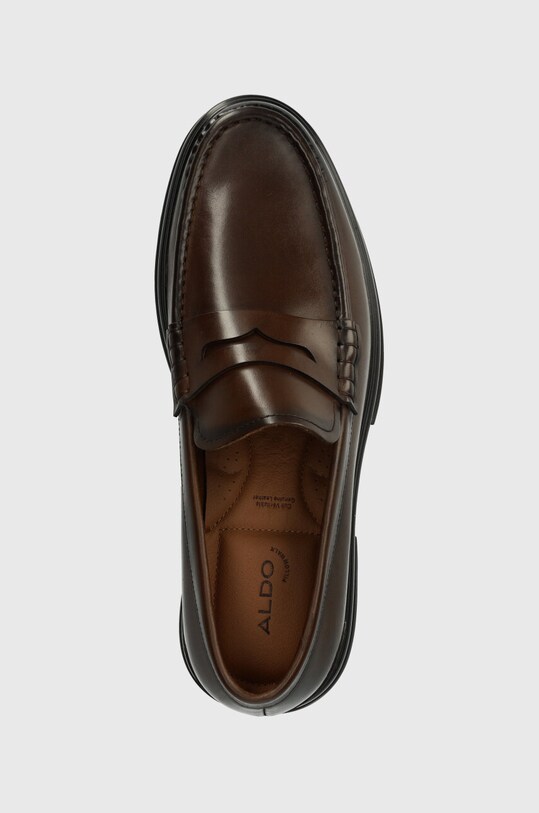 Aldo mocasini de piele TUCKER maro 13713896.TUCKER