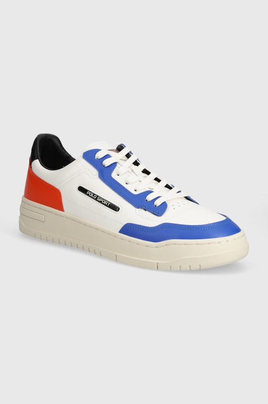 Polo Ralph Lauren sneakers din piele Ps 300 mic de statură alb 809931902003.999