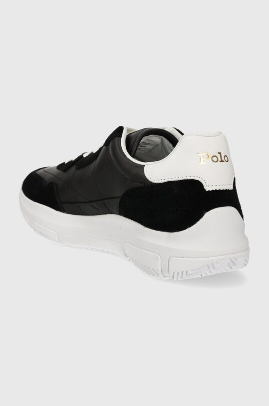 Obuwie Polo Ralph Lauren sneakersy skórzane Spa Racer100 809931239002.001 czarny