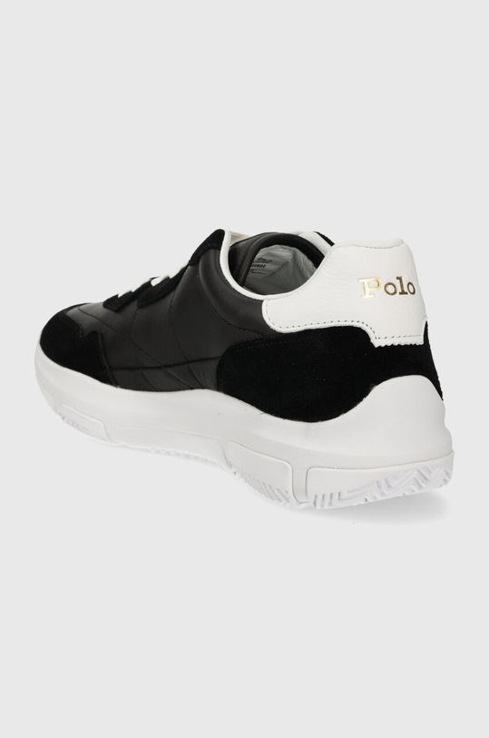 Παπούτσια Δερμάτινα αθλητικά παπούτσια Polo Ralph Lauren Spa Racer100 809931239002.001 μαύρο