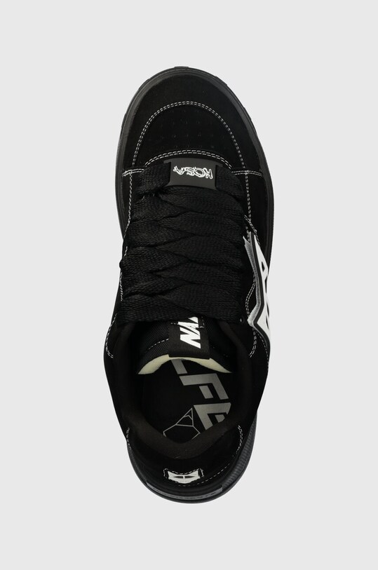 Naked Wolfe sneakers din piele intoarsă Kosa negru Kosa.Midnight.Black