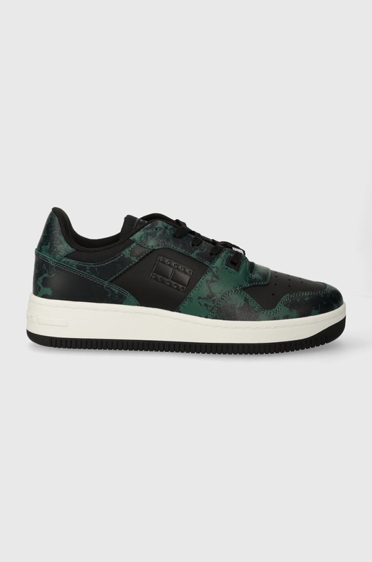 Tommy Jeans sneakersy TJM RETRO BASKET PRINT tekstylny zielony EM0EM01348