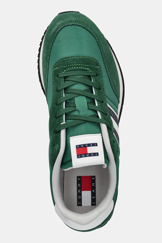 Tenisky Tommy Jeans TJM RUNNER CASUAL ESS zelená EM0EM01351