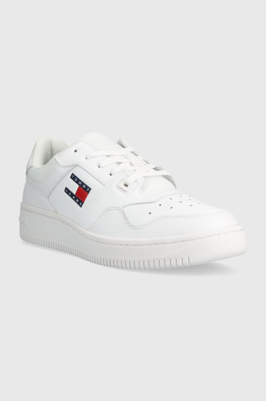 Кожаные кроссовки Tommy Jeans TJM RETRO BASKET ESS EM0EM01395 белый SS24