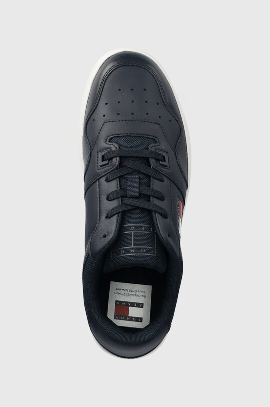 Кожаные кроссовки Tommy Jeans TJM RETRO BASKET ESS тёмно-синий EM0EM01395