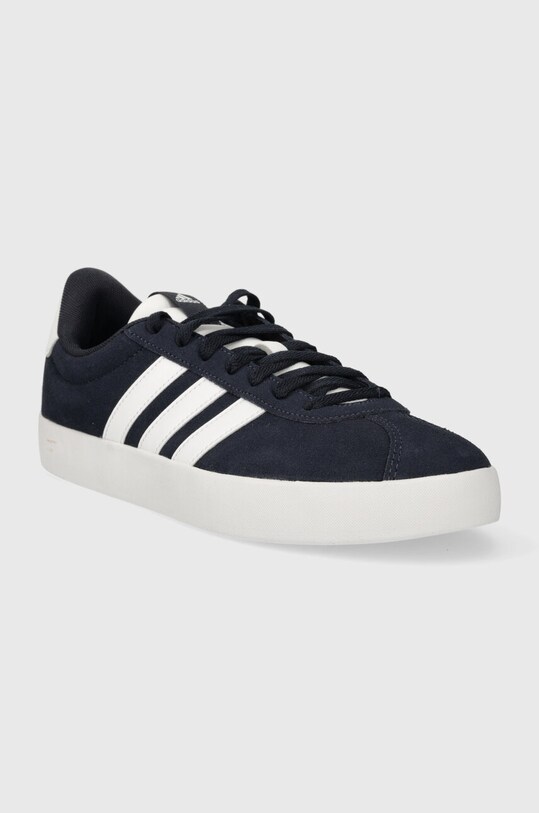 Замшеві кросівки adidas COURT ID6275 темно-синій SS24