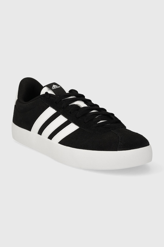 Semišové tenisky adidas COURT ID6278 čierna SS24