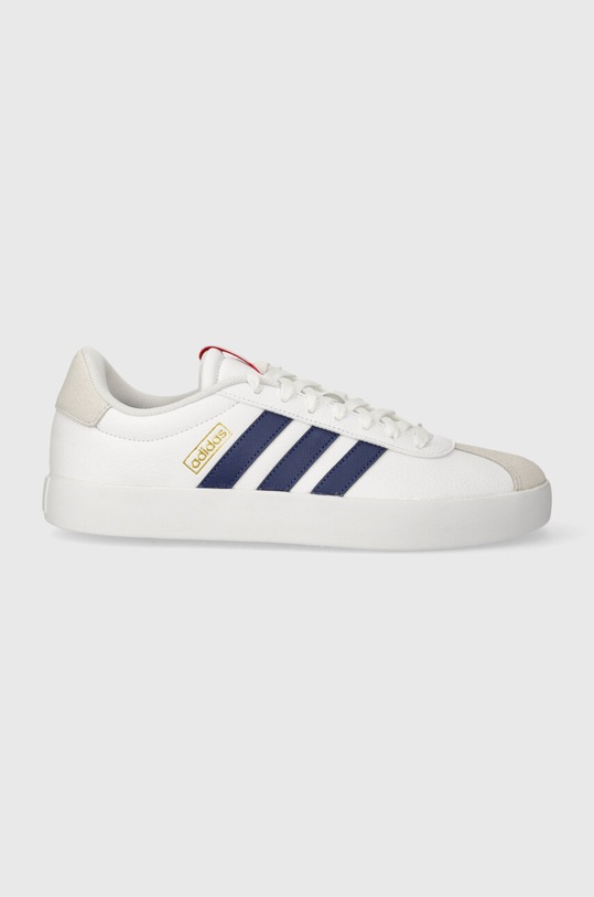 adidas sneakersy COURT imitacja skóry licowej biały ID6287