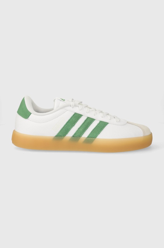 Tenisky adidas COURT imitácia semišu biela ID9080