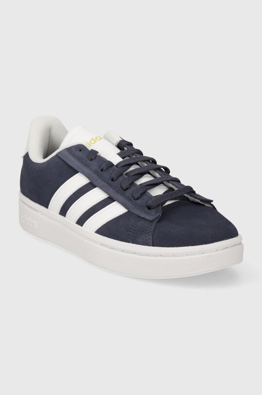 adidas sneakers din piele intoarsă GRAND COURT IE1453 albastru SS24